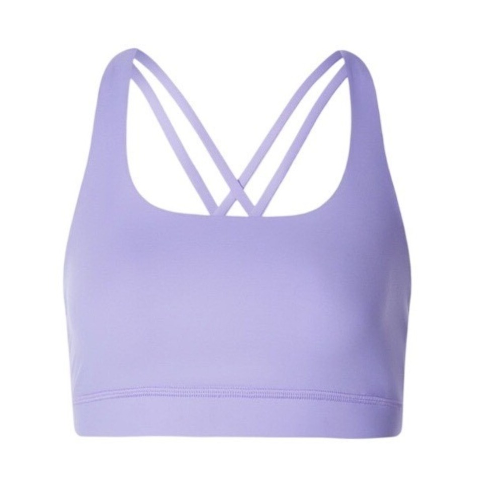 Lululemon Energy Bra First Release 6 Lilac Purple Strappy Yoga Run Rare